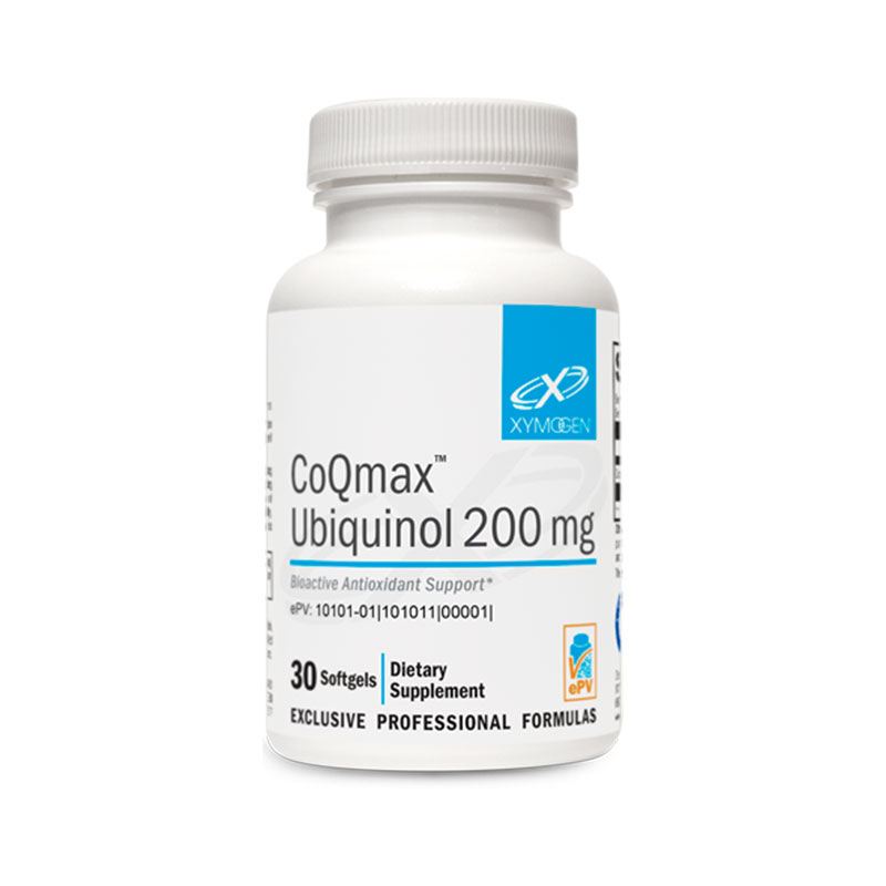 Xymogen CoQmax Ubiquinol 200mg Bottle