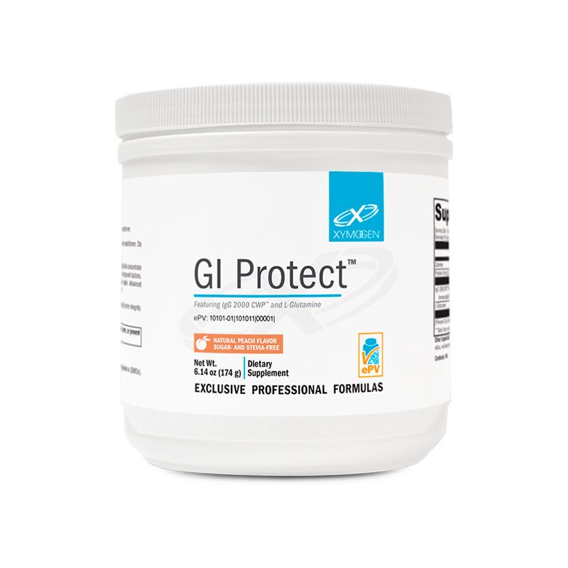 Xymogen GI Protect Peach Sugar & Stevia Free Bottle